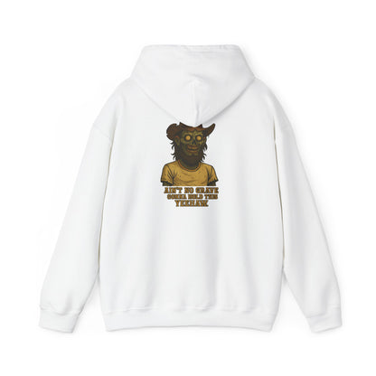 Hoodie - 'Ain't No Grave Could Hold This' Haunted Monster Graphic Pullover