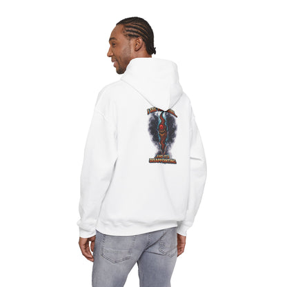 Smoky Graphic Hoodie — 'I See Your Soul' Back Print