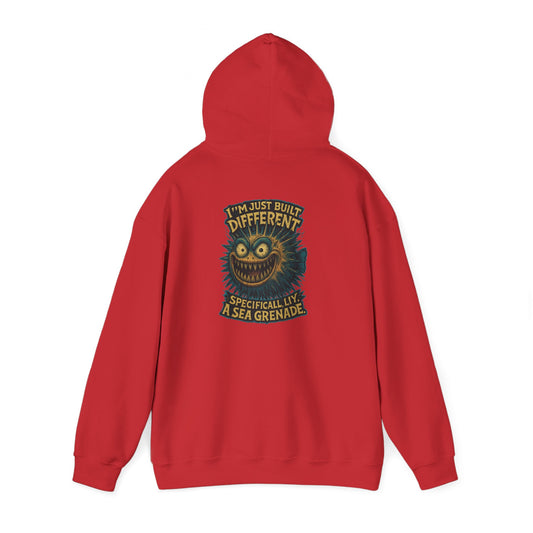 Sea Grenade Hoodie — 'I'm Different (Specifically A Sea Grenade)' Graphic Hoodie