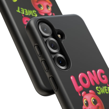 Phone Case — "Long Sweet Sticky" Cute Candy Snake Protective Case