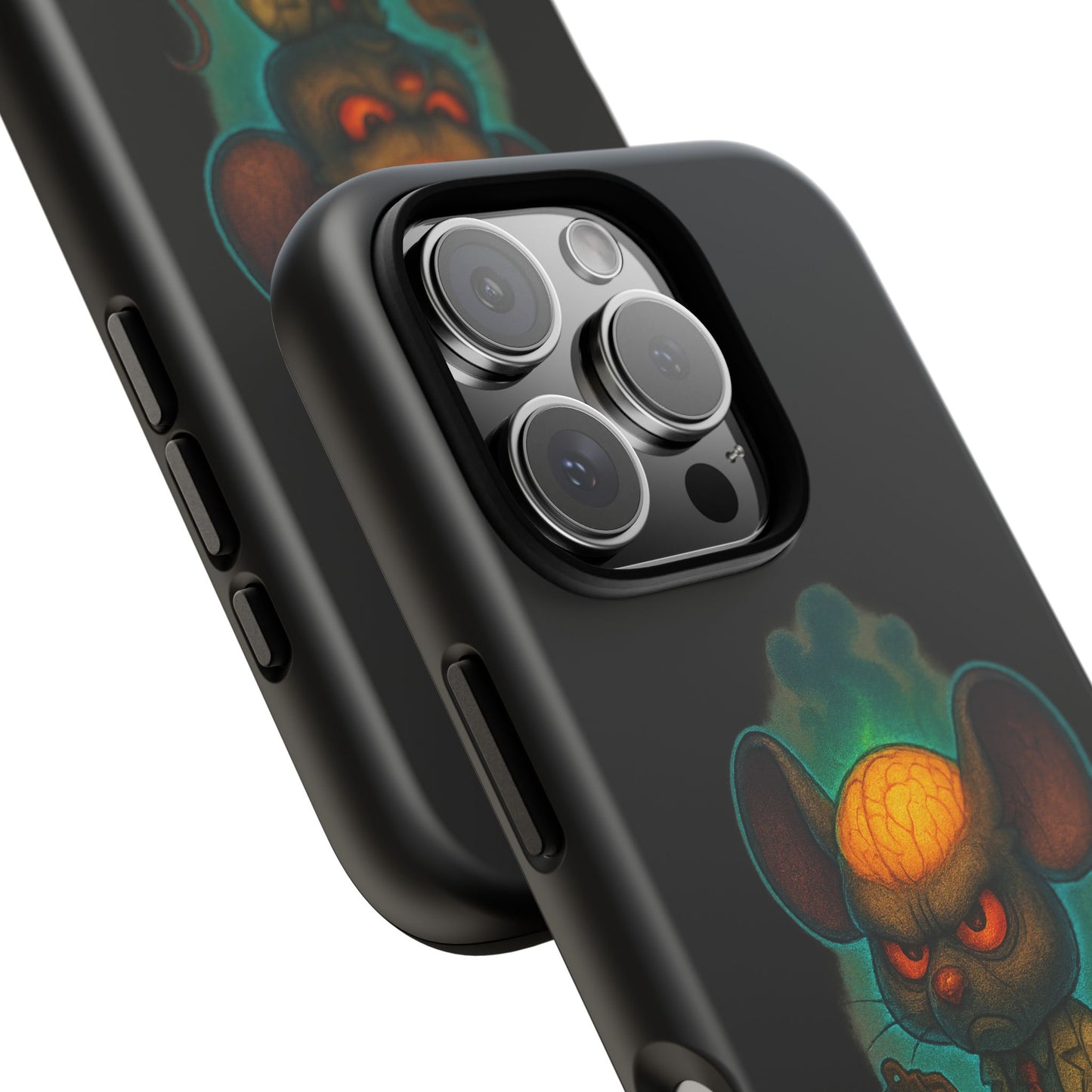 Phone Case — 'You'll Be Cheese in the Simulation' Angry Detective Mouse Graphic