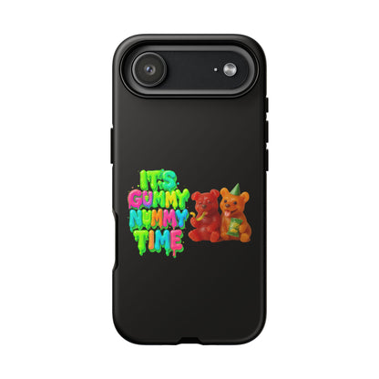Phone Case — "It's Gummy Nummy Time" Colorful Gummy Bear Protective Case