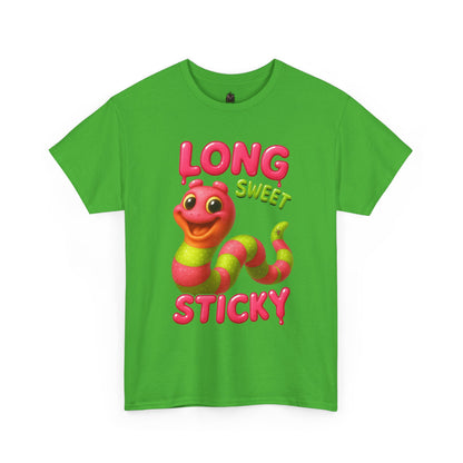 Long. Sweet. Sticky. – Gummy Worm Tee