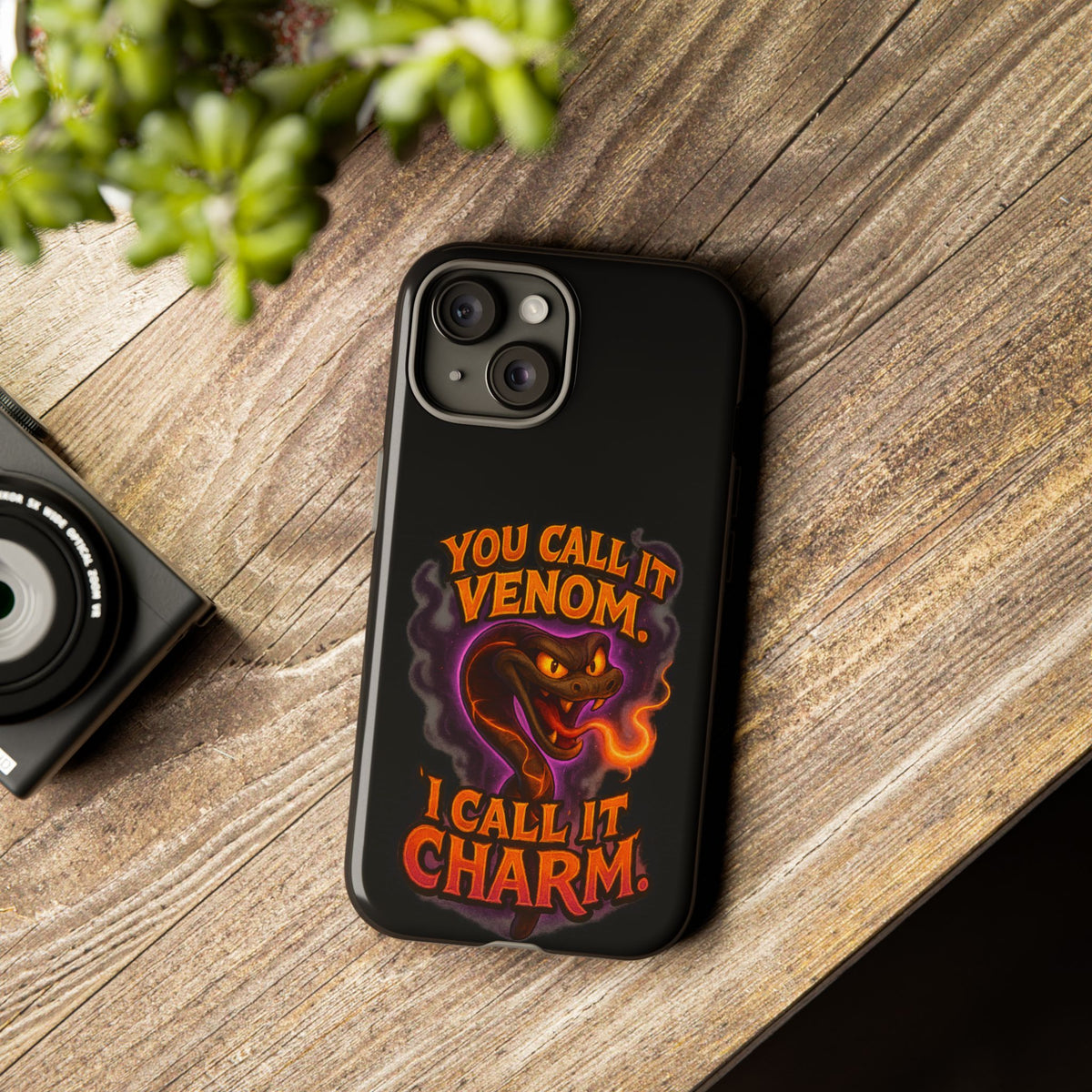 Tough Cases — "You Call It Venom, I Call It Charm" Snake Phone Case