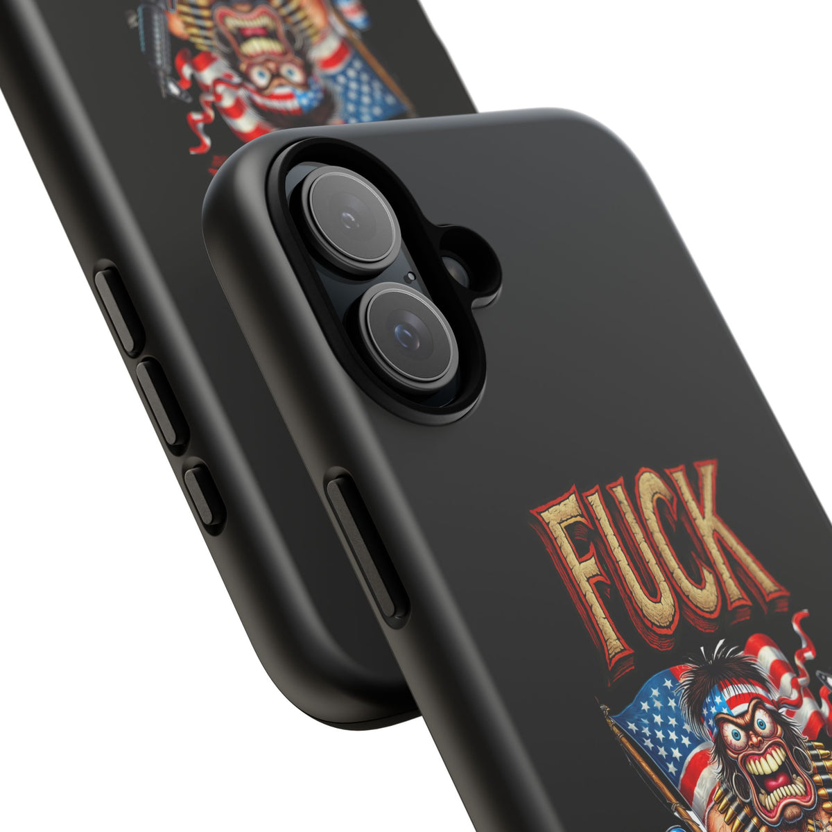 Phone Case — "FUCK YEA" Patriotic Skeleton Soldier Graphic
