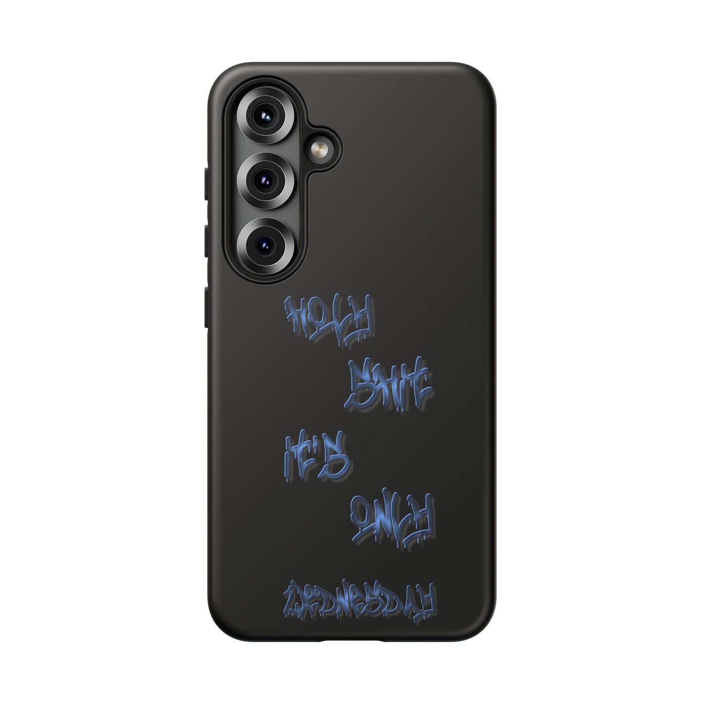 Phone Case — Blue Neon Graffiti "Tough Cases" Protective Cover