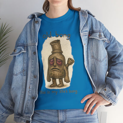 Old Bong illustration T-Shirt | 'this is my life's bong' humorous art