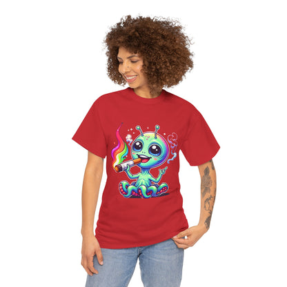 Colorful Alien Tee - Fun Graphic Tee