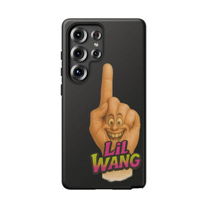 Phone Case — 'Lil Wang' Humorous Middle Finger Character Protective Cover