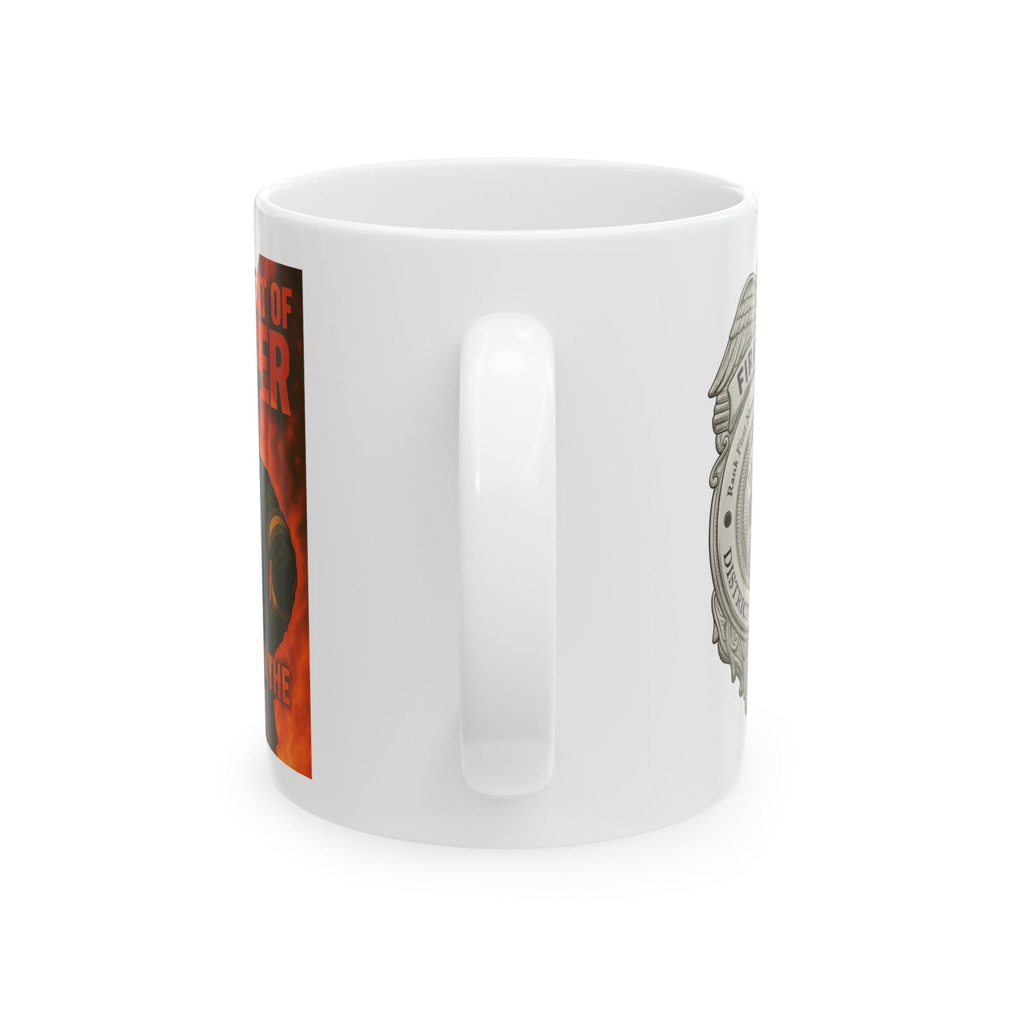 In the Heat of Danger – Firefighter Tribute Mug