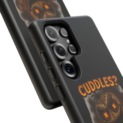 Phone Case — 'Cuddles? Curses.' Voodoo Doll Gothic Protective Case