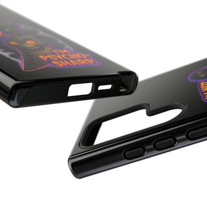 Knife Graphic Phone Case — "I'm Not Just Sharp... I'm Psycho-Sharp" Horror Phone Cover