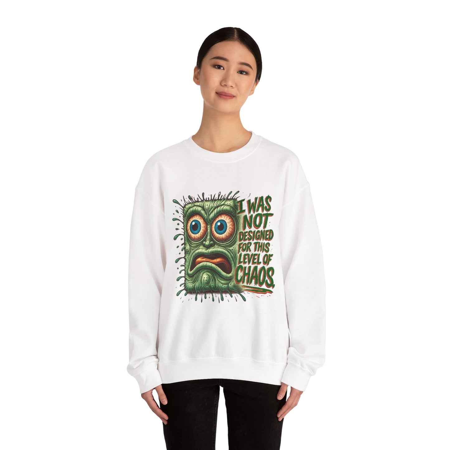 Chaos Pad – Overwhelmed Maxipad Crewneck