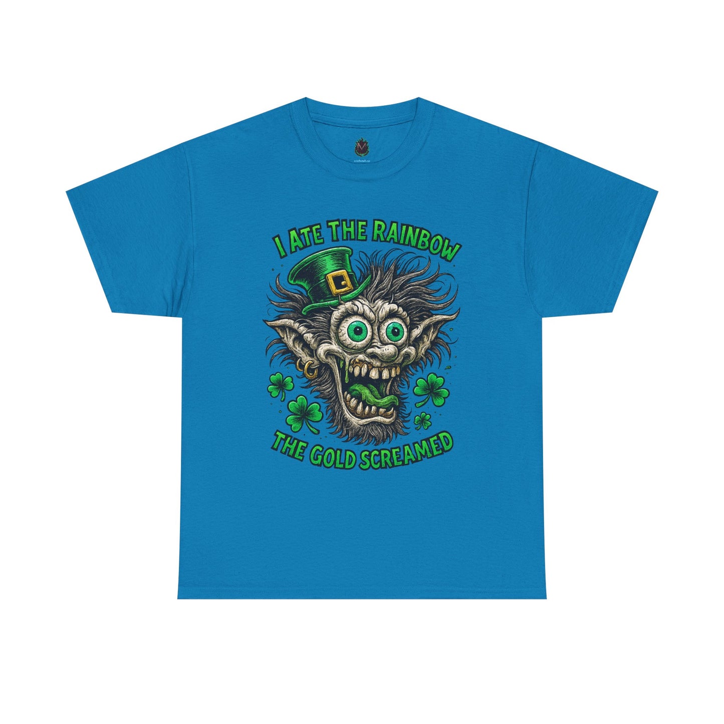 I Ate the Rainbow The Gold Scream'd T-Shirt | Creepy Leprechaun St. Patrick's