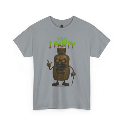 Yea I Party – Deranged Baby Oil Horror Cartoon T-Shirt