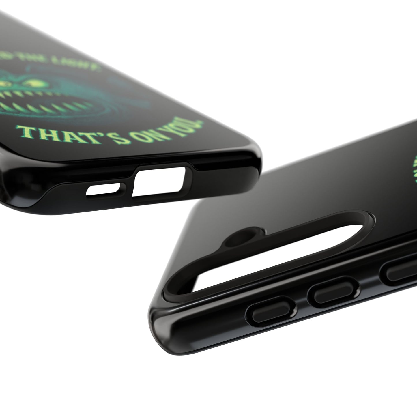 Anglerfish Phone Case – “You Followed The Light, That’s On You” Glow Horror Protective Case