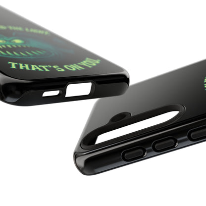 Anglerfish Phone Case – “You Followed The Light, That’s On You” Glow Horror Protective Case