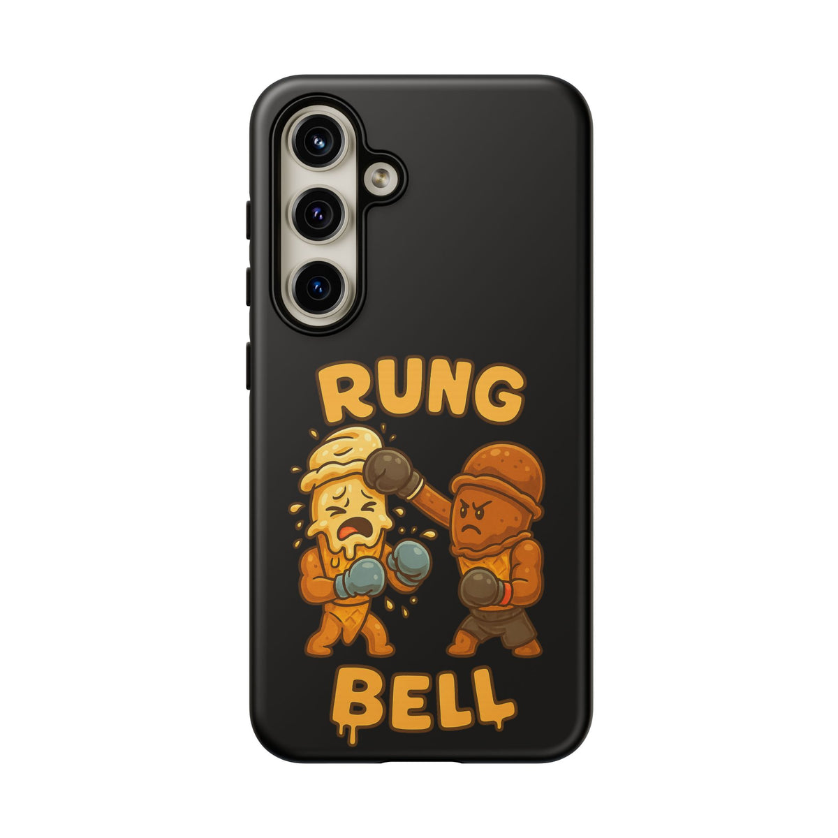 Phone Case — "Rung Bell" Boxing Cartoon Protective Cover