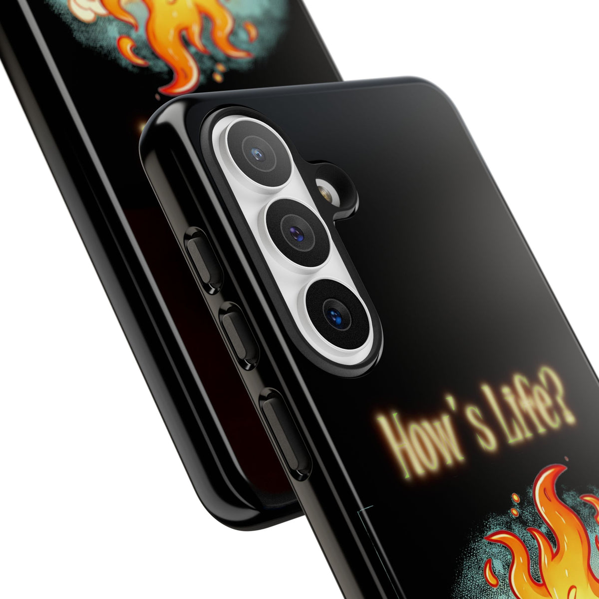 How's Life? Flaming Dumpster Phone Case