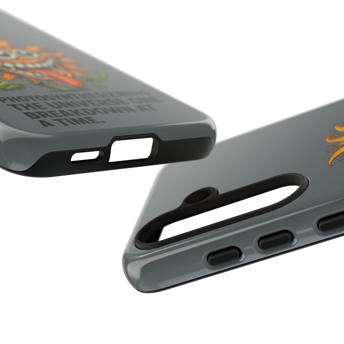 Funny Monster Sunflower Phone Case — "Photosynthesizing the Universe One Breakdown at a Time"