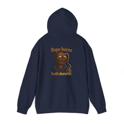 Hoodie — Retro Cartoon Rope Toy 'Bold Character' Graphic Pullover