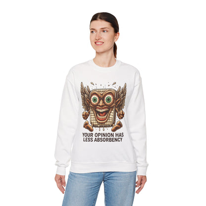 Your Opinion Has Less Absorbency – Flying Maxipad Sweatshirt