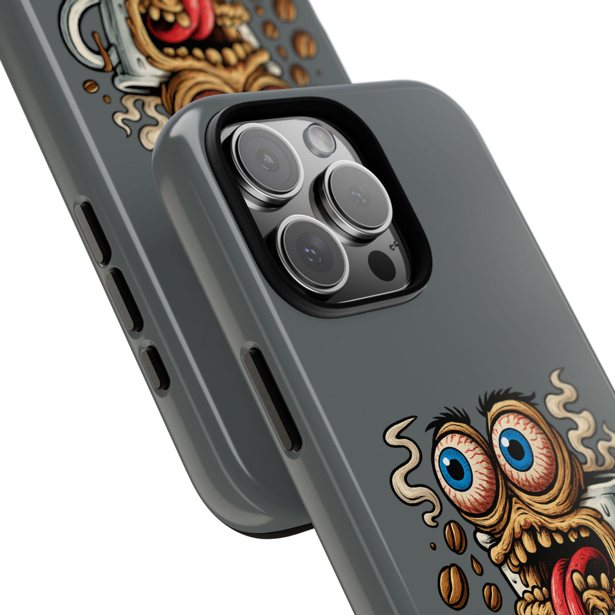 Phone Case — "This Isn't a Cup, It's a Cry for Help" Coffee Monster Design