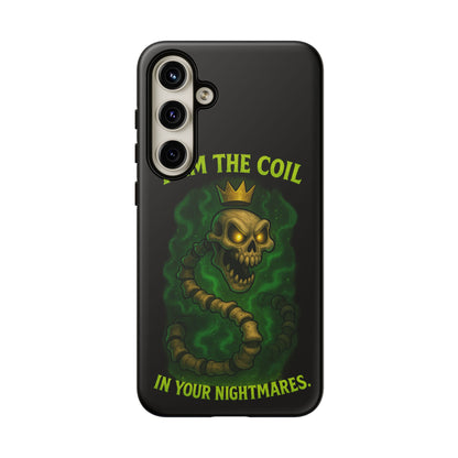 Tough Cases — “I Am The Coil In Your Nightmares” Skull Snake Shockproof Phone Case