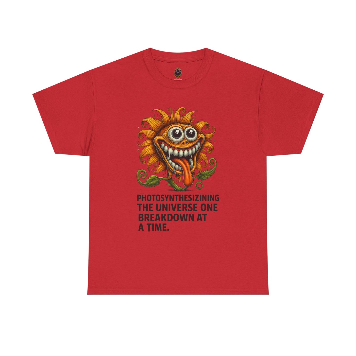 Photosynthesizining the Universe – Funny Sunflower Breakdown T-Shirt