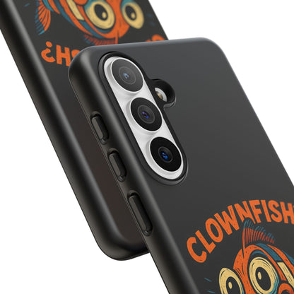 Phone Case — “Clownfish? I’m a Killer Joke.” Funny Creepy Fish Graphic