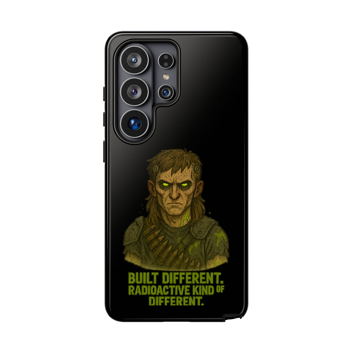 Phone Case — "Built Different, Radioactive Kind of Different" Mutant Design
