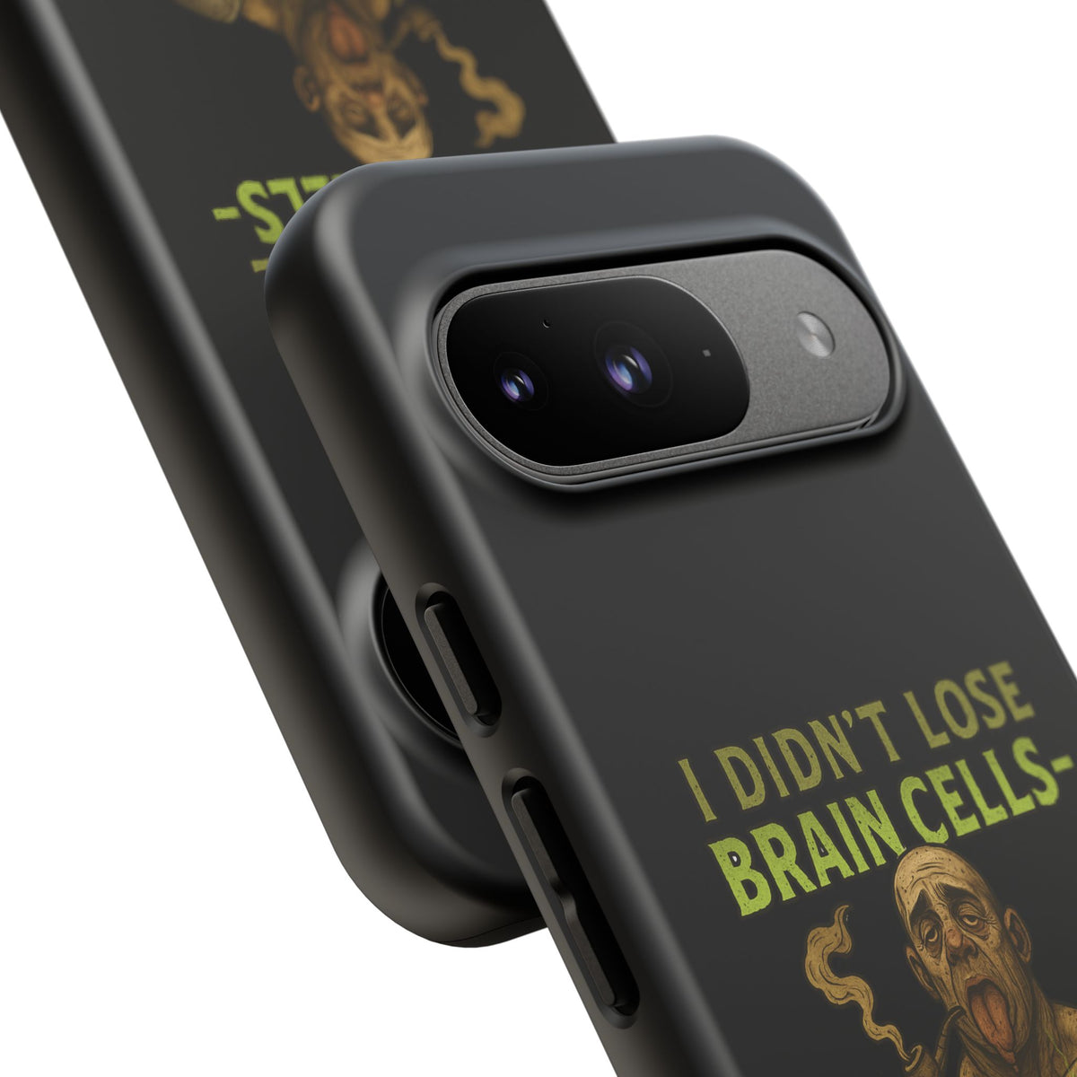 Phone Case — “I Didn’t Lose Brain Cells — Someone Stole Them” Humorous Zombie Graphic