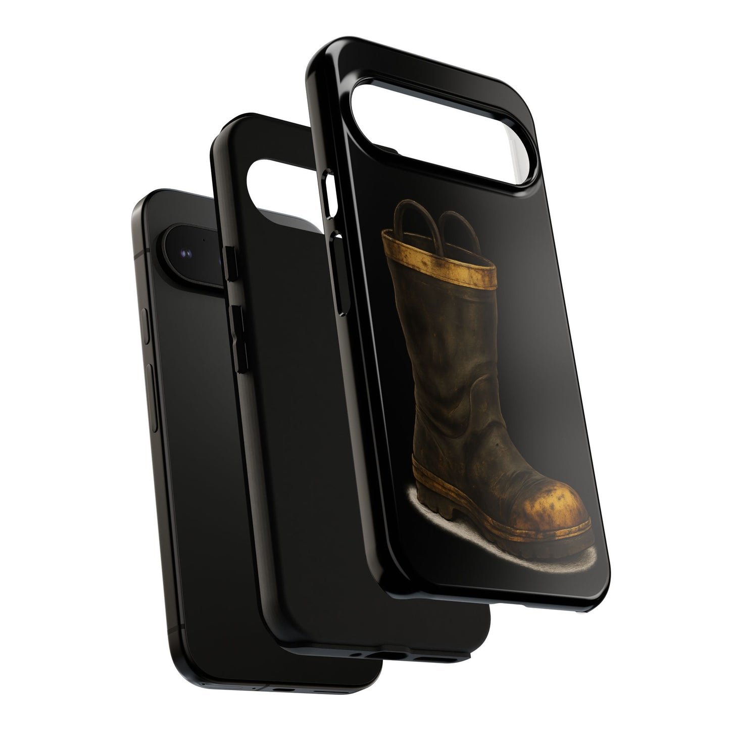 Vintage Fire Boot Phone Case — Rugged Protective iPhone Cover