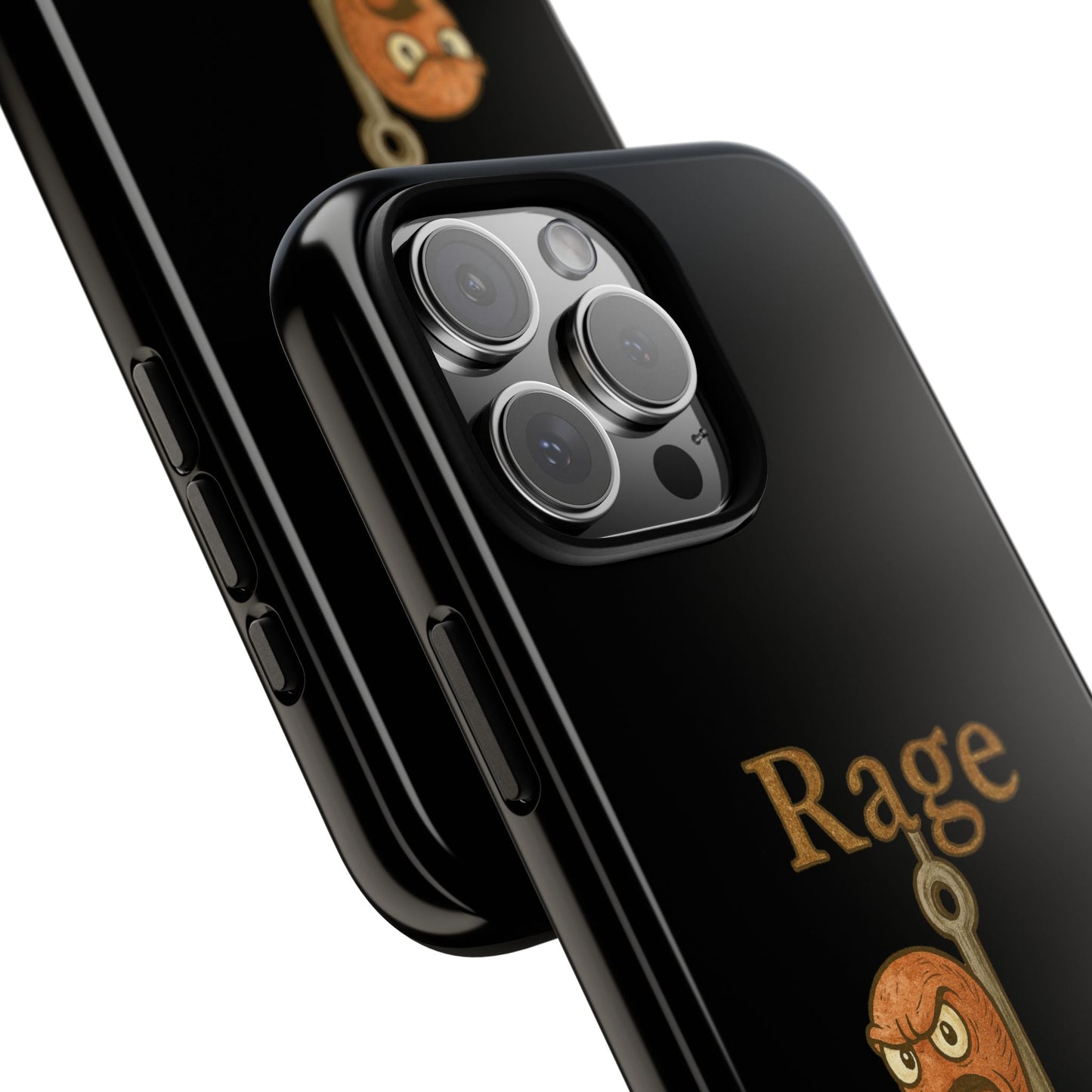Phone Case — "Rage Bait" Angry Worm Fishing Design
