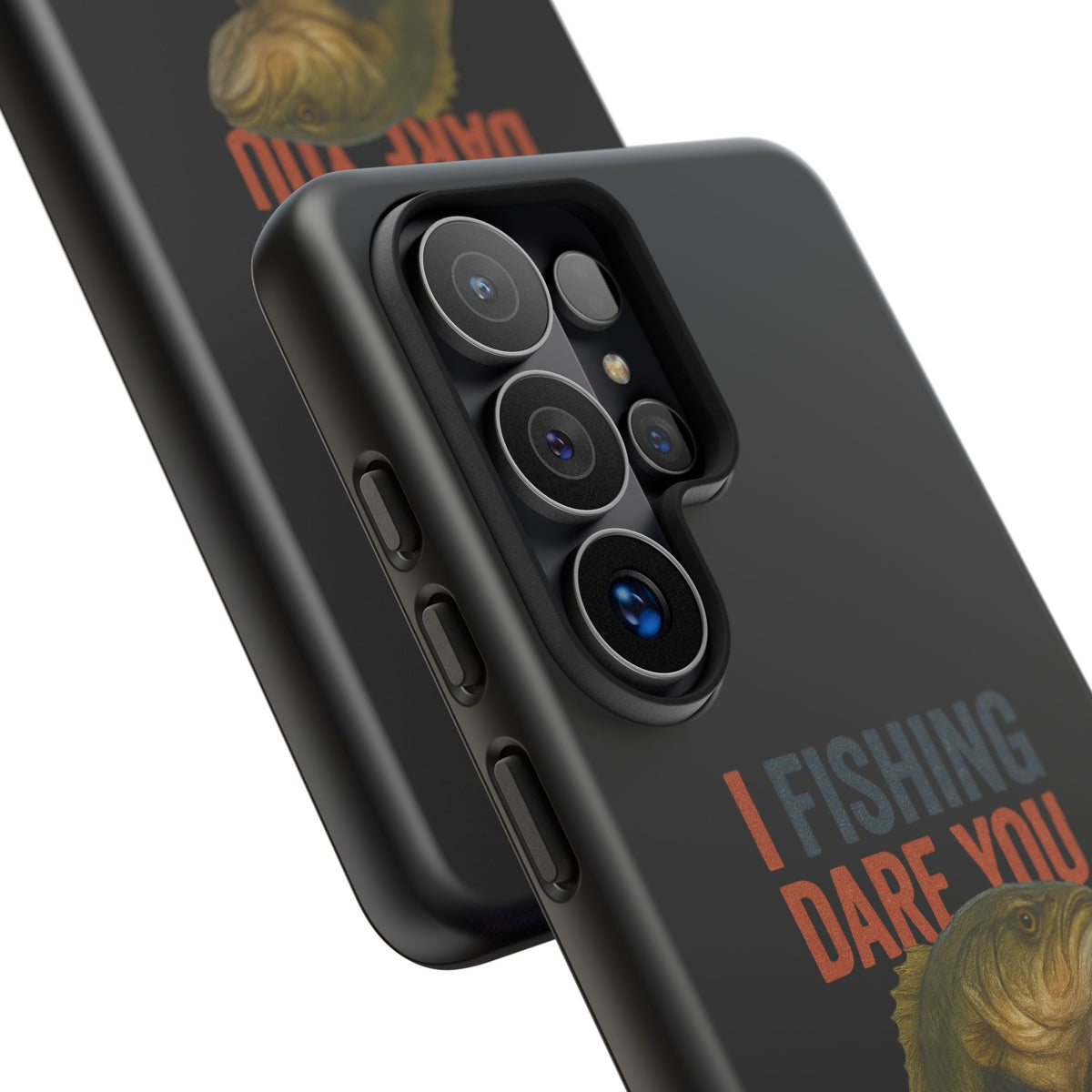 Fishing Dare You Phone Case — Funny Bass Angler Protective Cover