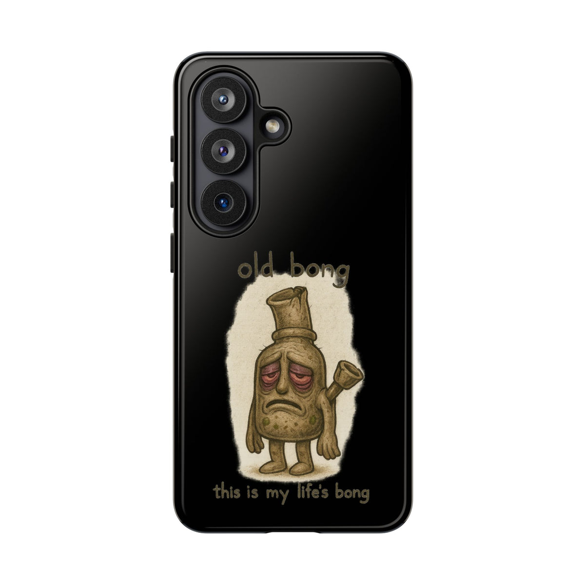 Phone Case — 'Old Bong' Funny Stoner Illustration, "This Is My Life's Bong"