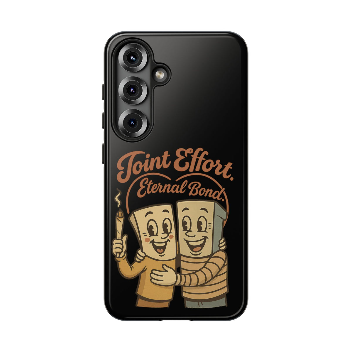 Phone Case — "Joint Effort Eternal Bond" Retro Cannabis Matchstick Design