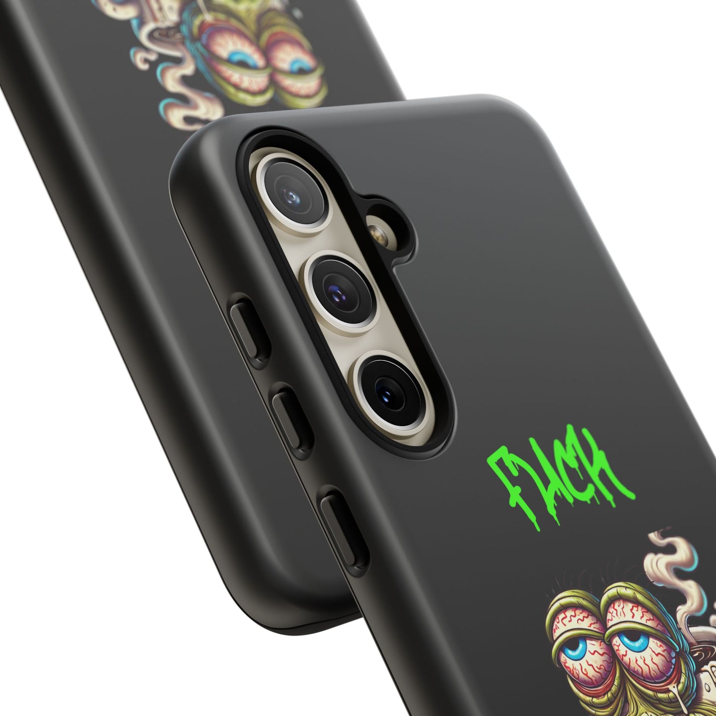 Phone Case — "F*** Monday" Grotesque Coffee Monster Shock Art