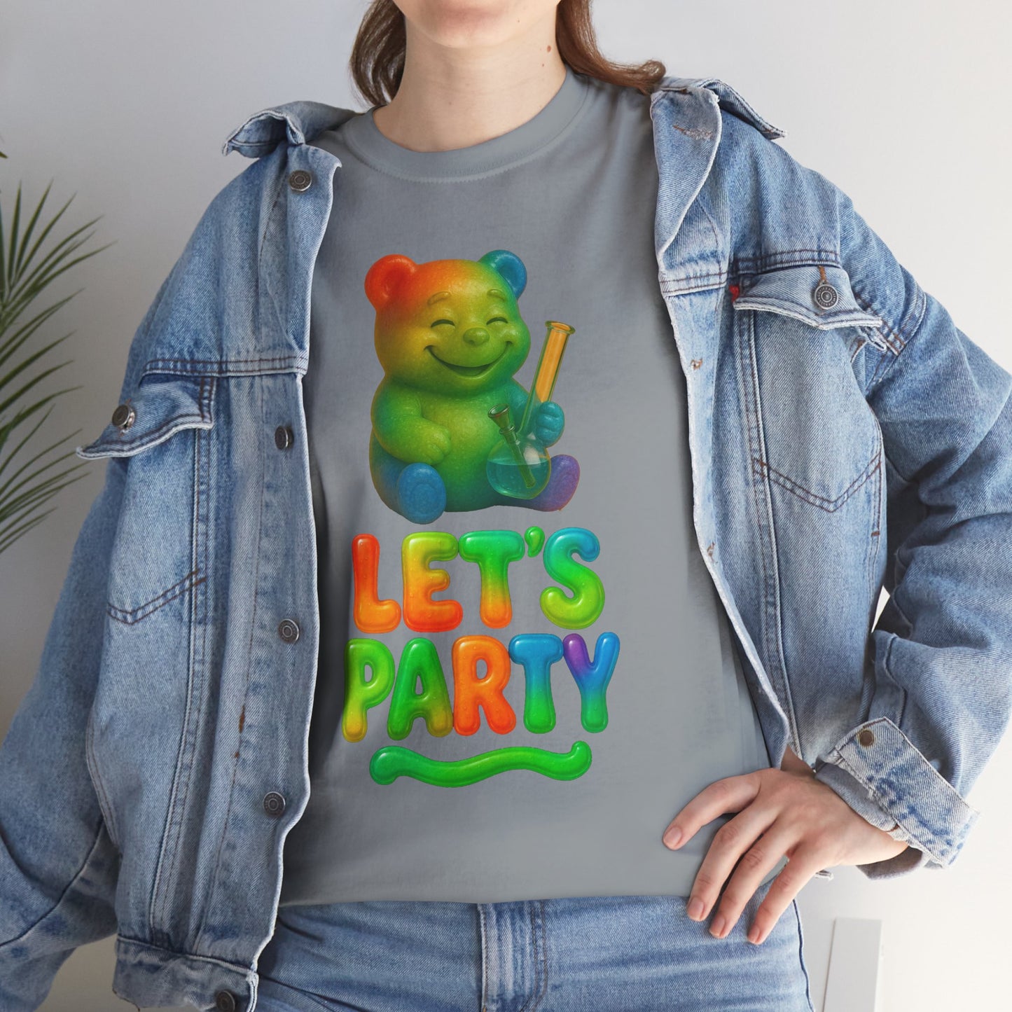 Let’s Party – Rainbow Gummy Bear Tee