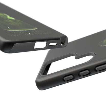 Spooky Green Ghost Phone Case — "I Baked Cookies, They Scream Now" Horror iPhone Cover