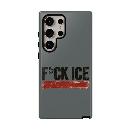 Phone Case - "F*CK ICE" Distressed Protest Design
