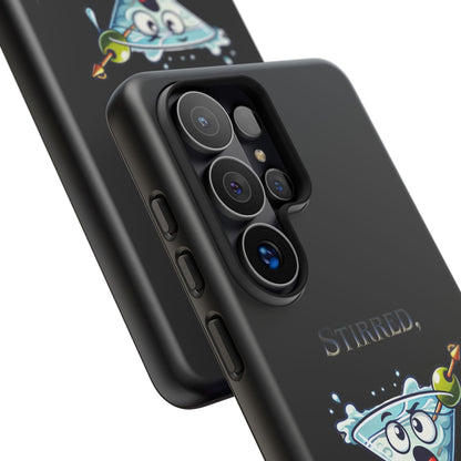 Stirred Not Shaken Phone Case — Funny Martini Cocktail Design
