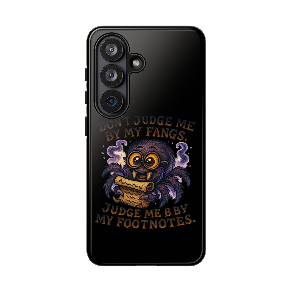 Phone Case — Fiery One-Eyed Demon with "I See Your Soul... And It's Disappointing"