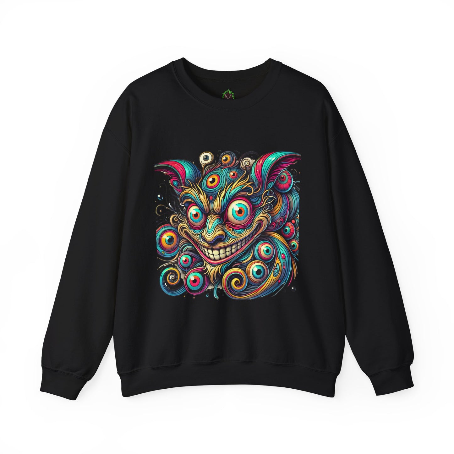 Demon Swirl Eyes Crewneck Sweatshirt