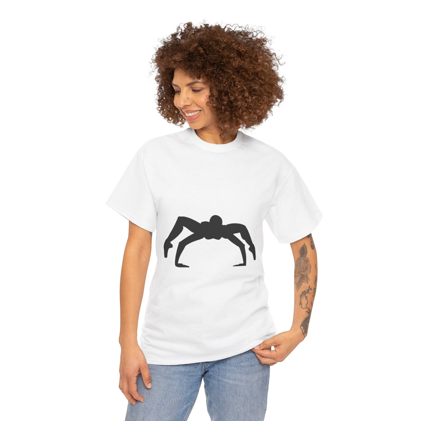 Spider Woman Silhouette – Crawling Shadow Tee