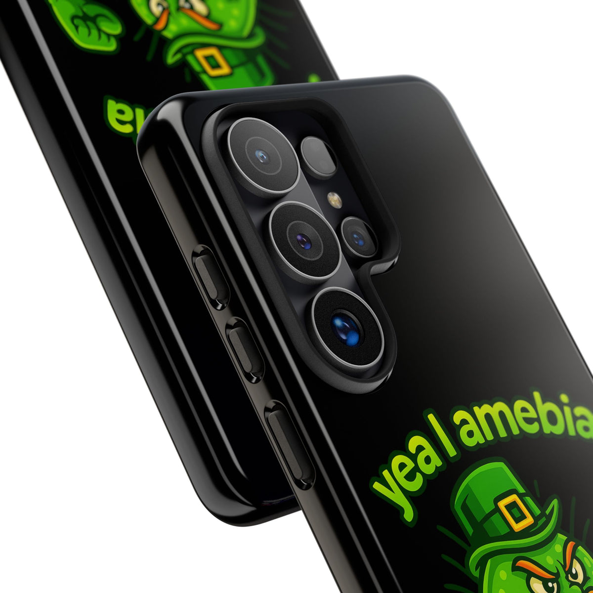 Phone Case – “Yea I Amebia, Amebia Your Face” St. Patrick’s Day Funny Amoeba Design