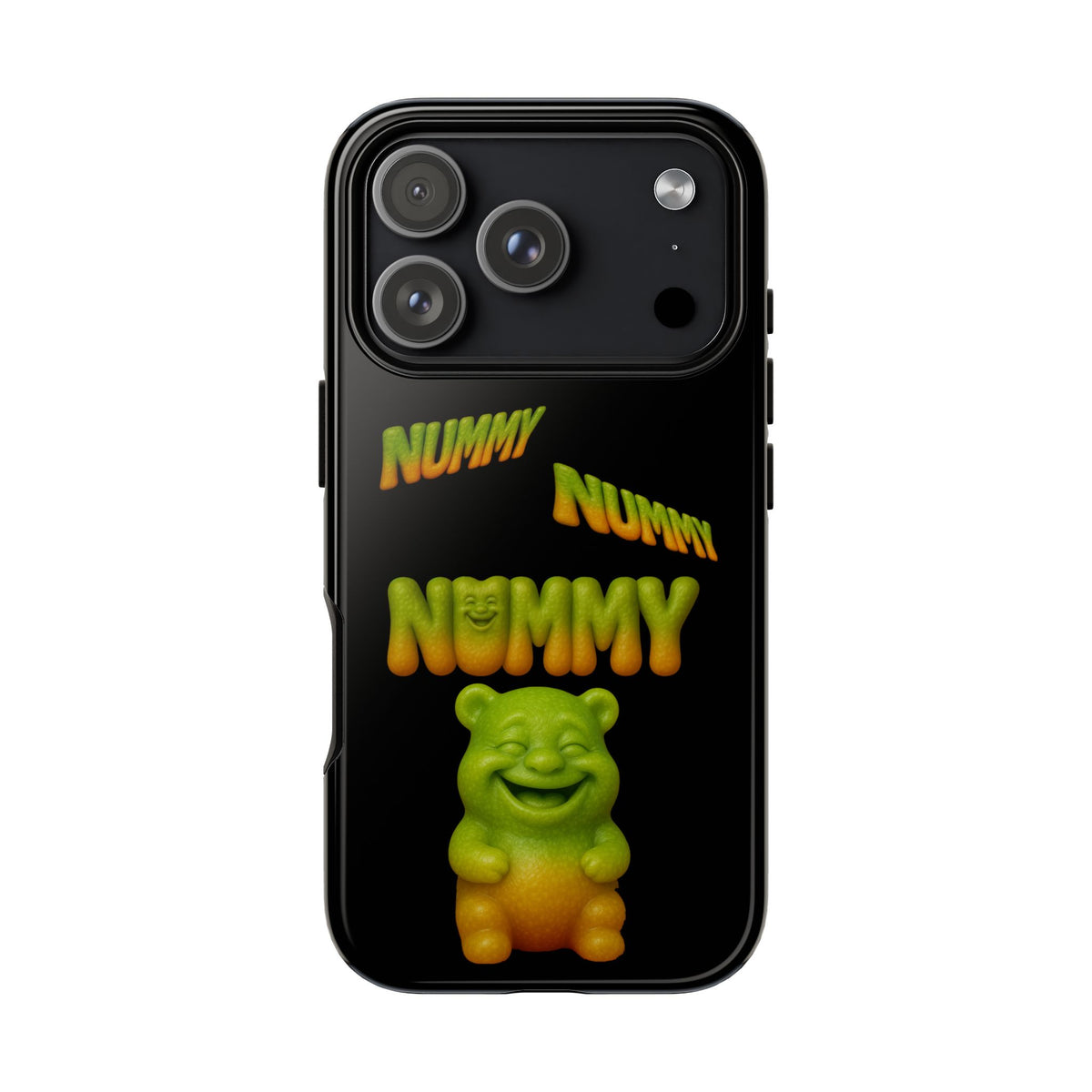 Nummy Gummy Phone Case — Cute Retro Green Gummy Bear Protective Case