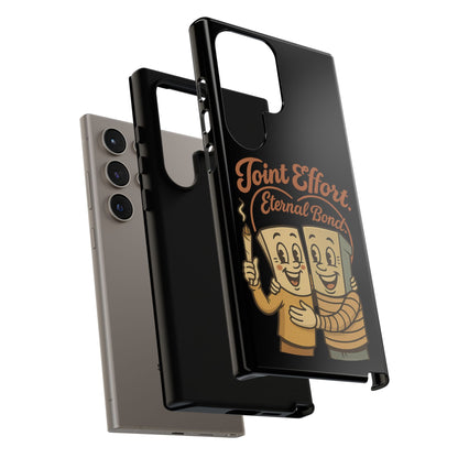 Phone Case — "Joint Effort Eternal Bond" Retro Cannabis Matchstick Design