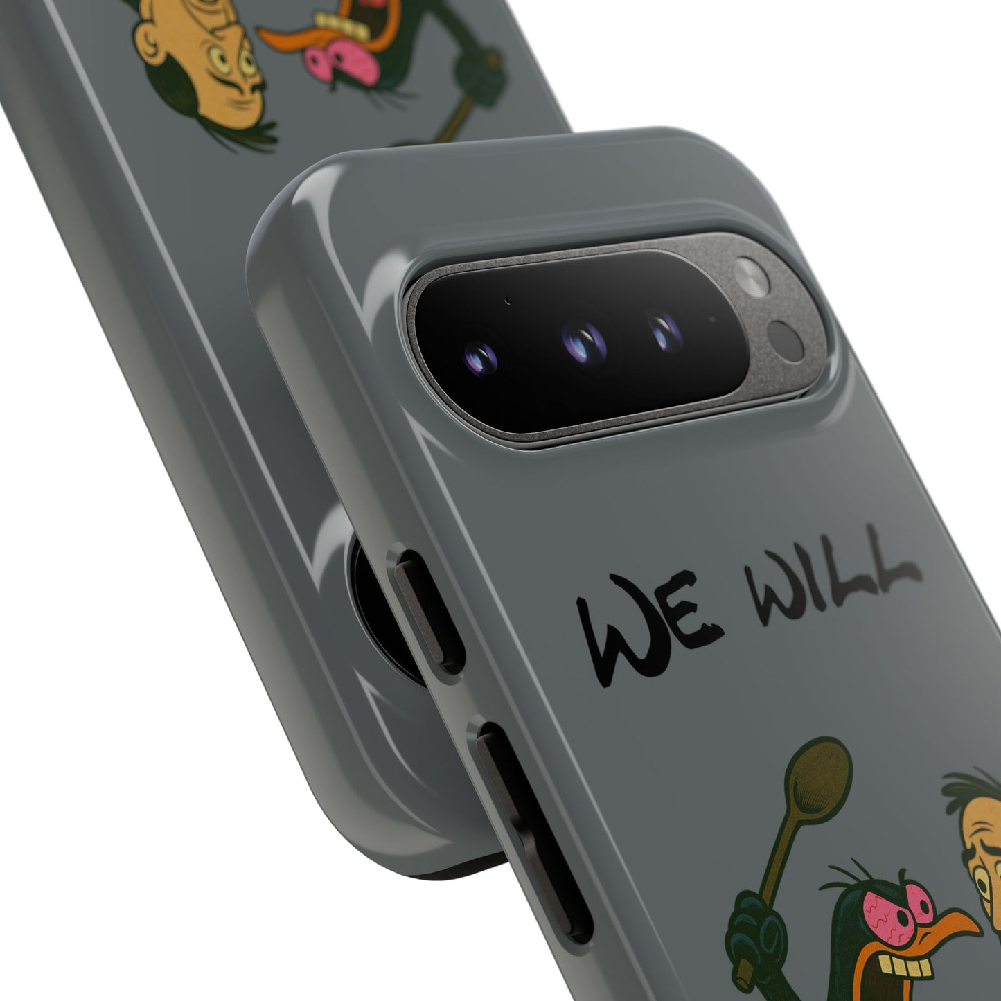 Phone Case - "We Will Resist" Cartoon Protest Design