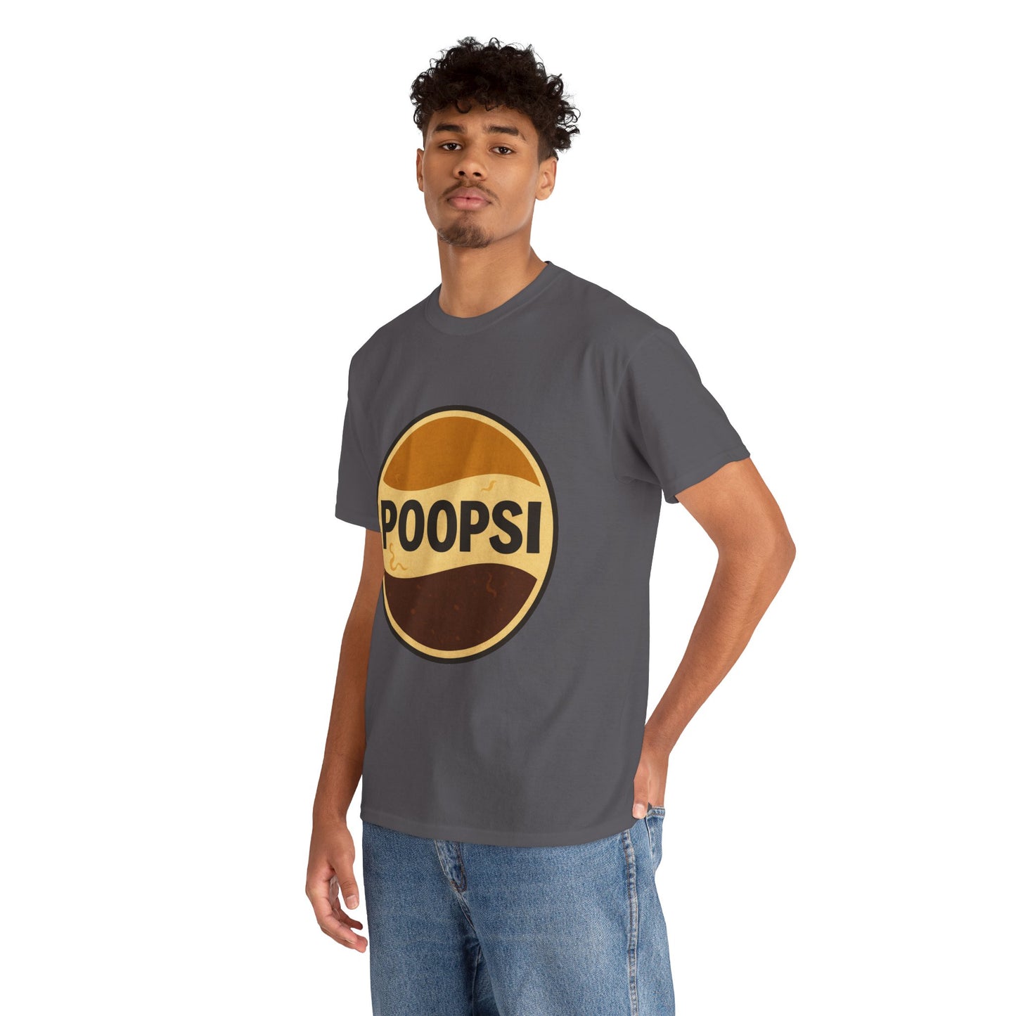 POOPSI logo tee | Retro soda parody shirt
